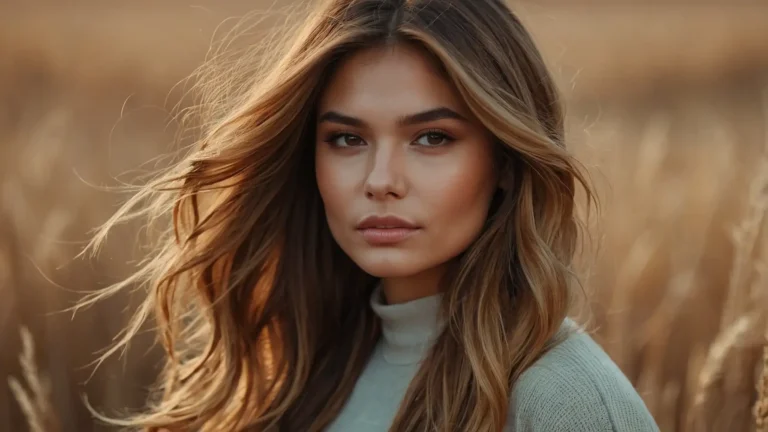 17 Warm Caramel Balayage with Honey Highlights Hairstyles