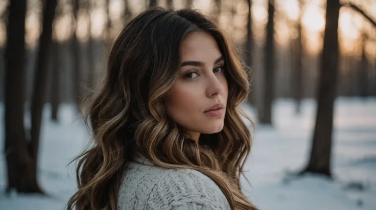 17 Winter Balayage Ideas for Brunettes: Frosty Highlights to Warm Up Your Look