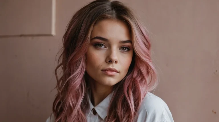 25 Stunning Pink Highlights for Brown Hair