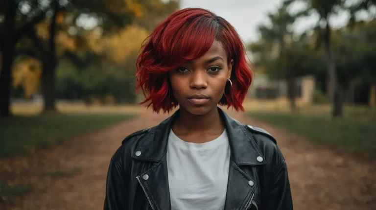 25  Red Bob Hairstyles for Black Women